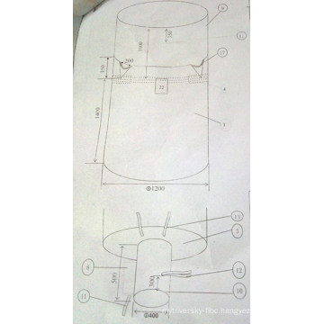 V-Mounth PP FIBC Big Bulk Bag